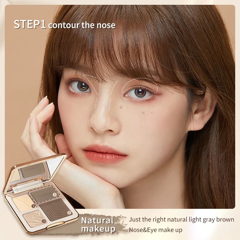 2 IN 1 Highlighter Contour Palette mySite