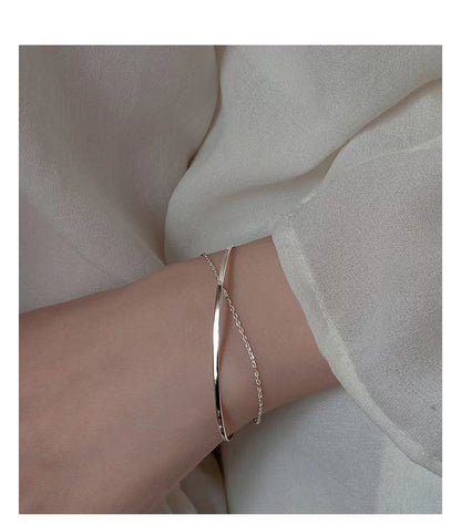 Layered Chain Bangle SpreePicky