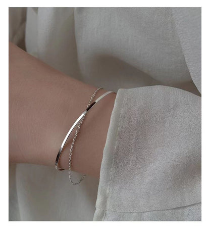 Layered Chain Bangle SpreePicky