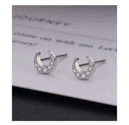 Moon Stud Earring SpreePicky