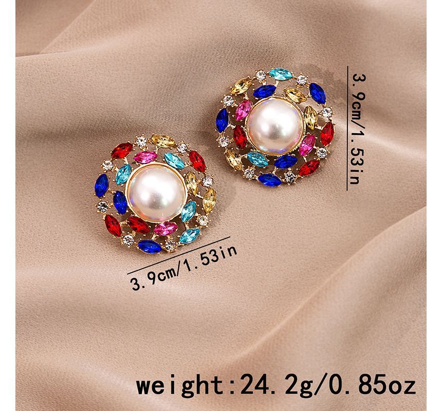 Rhinestone Drop Earring / Stud Earring SpreePicky