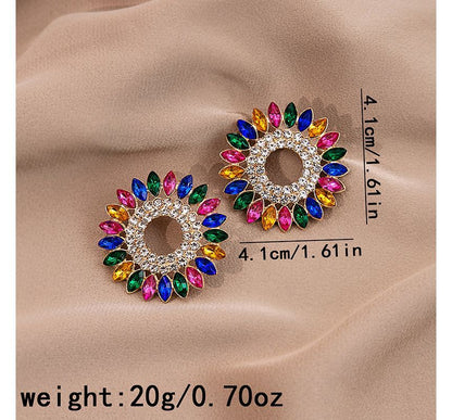 Rhinestone Drop Earring / Stud Earring SpreePicky