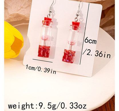 Wish Bottle Drop Earring SpreePicky