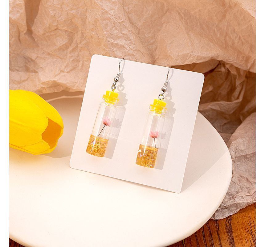 Wish Bottle Drop Earring SpreePicky