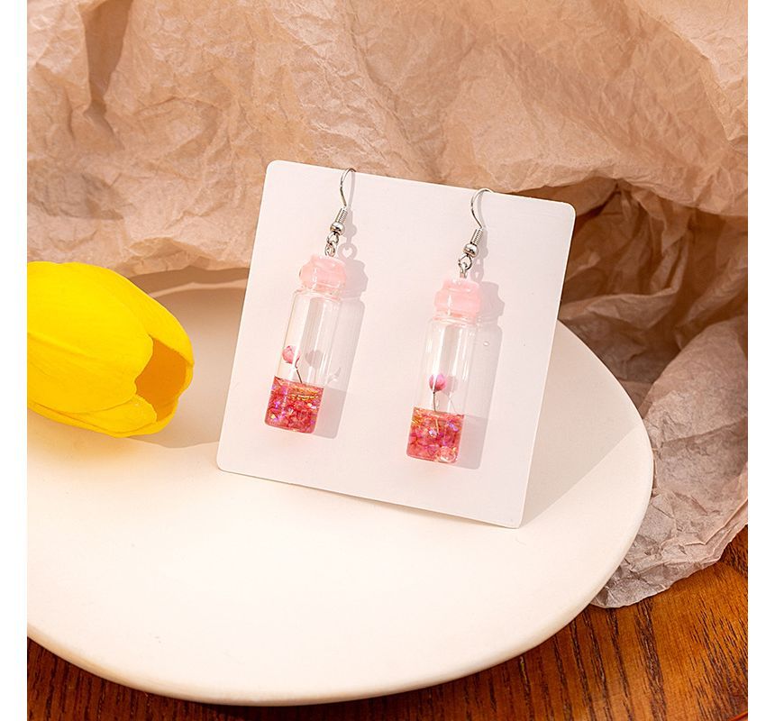 Wish Bottle Drop Earring SpreePicky