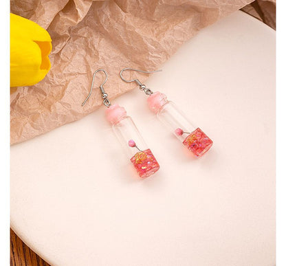 Wish Bottle Drop Earring SpreePicky