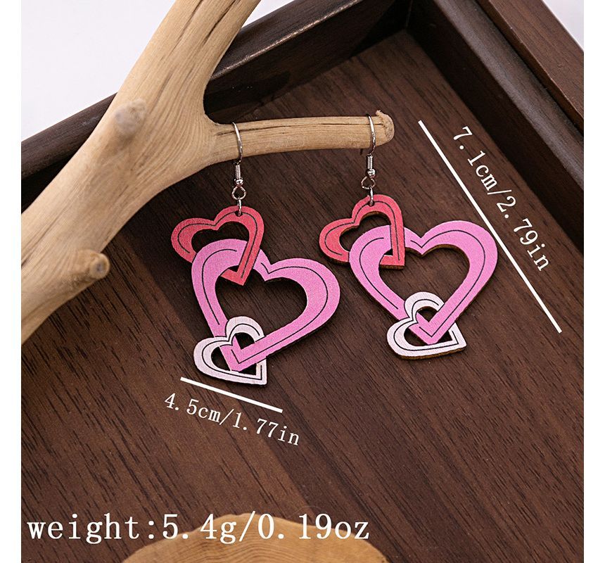 Wooden Drop Earring SpreePicky