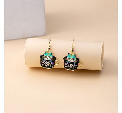 Cat Drop Earring SpreePicky