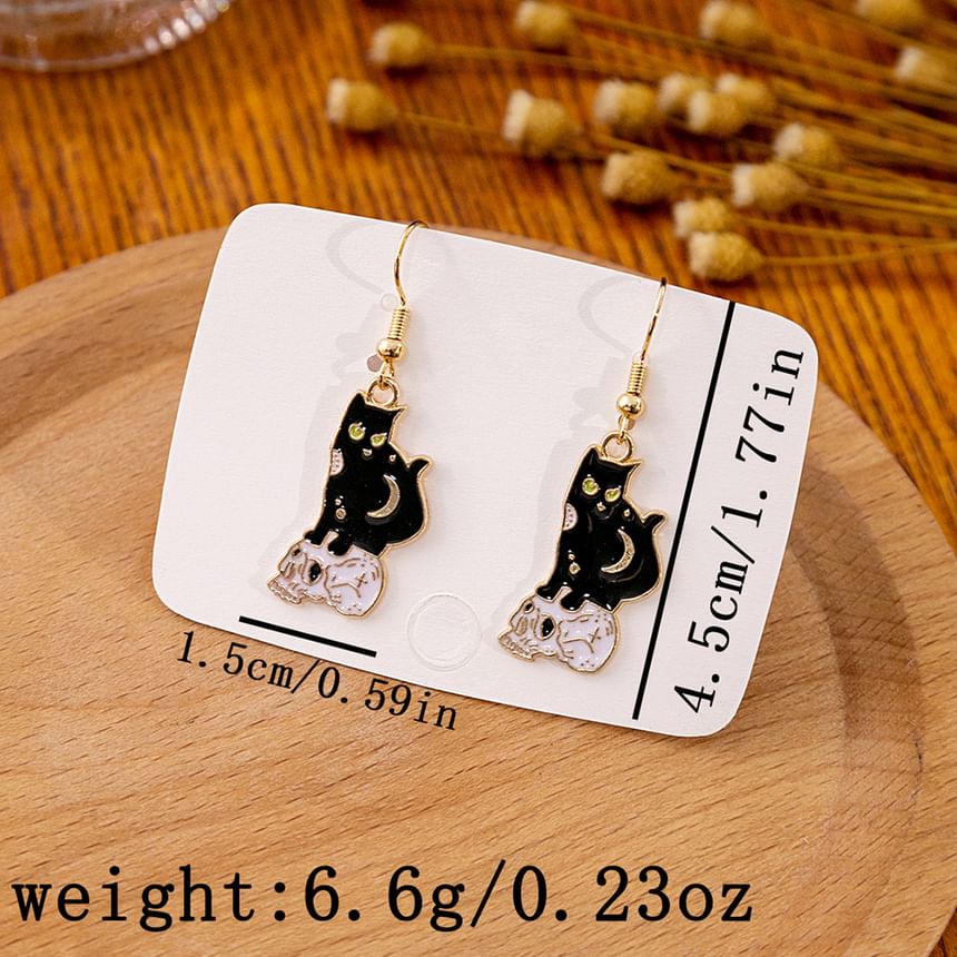 Halloween Cat Drop Earring SpreePicky