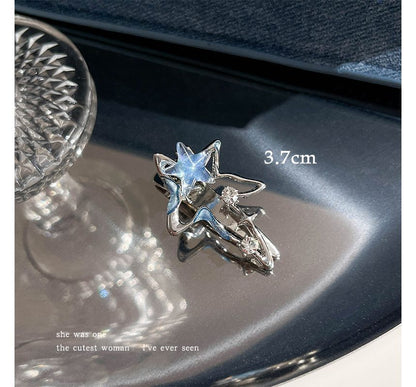 Moon & Star Alloy Hair Clip / Hair Clamp SpreePicky