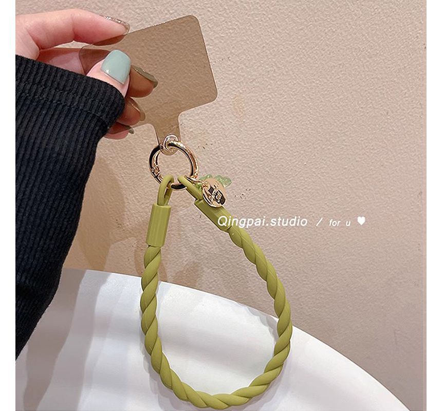 Plain Silicone Mobile Phone Hanging Decoration SpreePicky