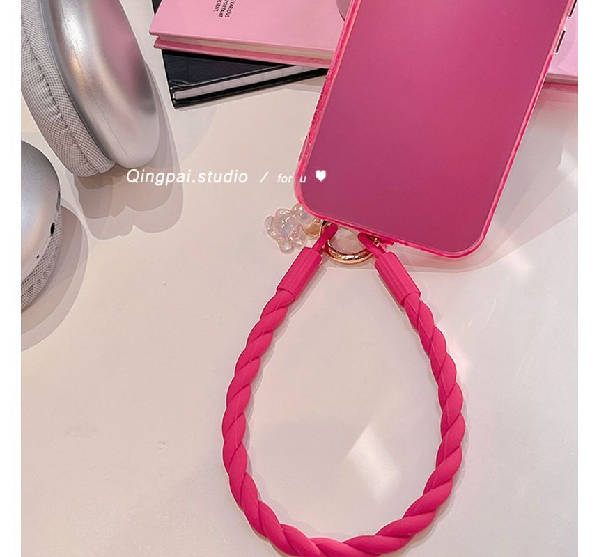 Plain Silicone Mobile Phone Hanging Decoration SpreePicky