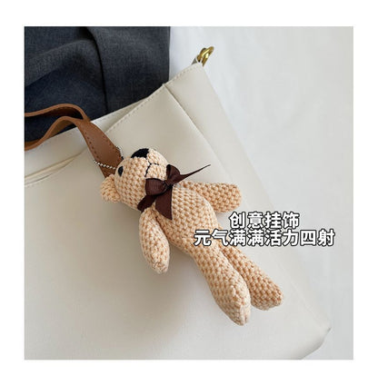 Faux Leather Tote Bag / Bag Charm / Set mySite