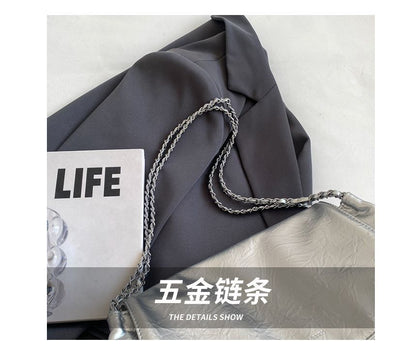 Chain Strap Flap Tote Bag SpreePicky