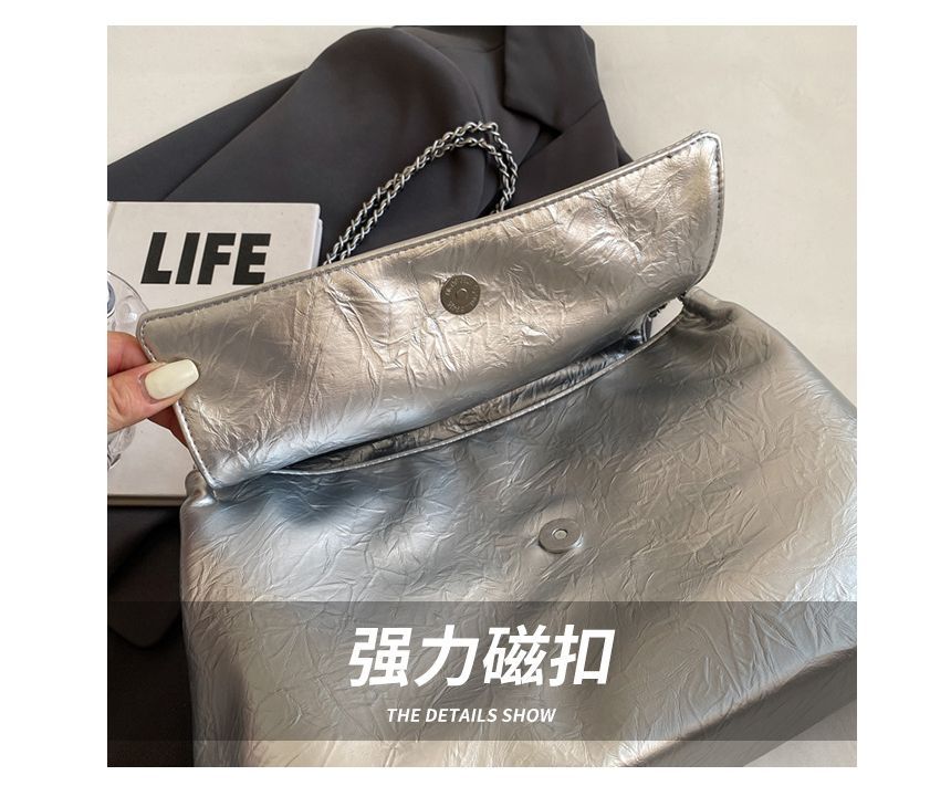 Chain Strap Flap Tote Bag SpreePicky