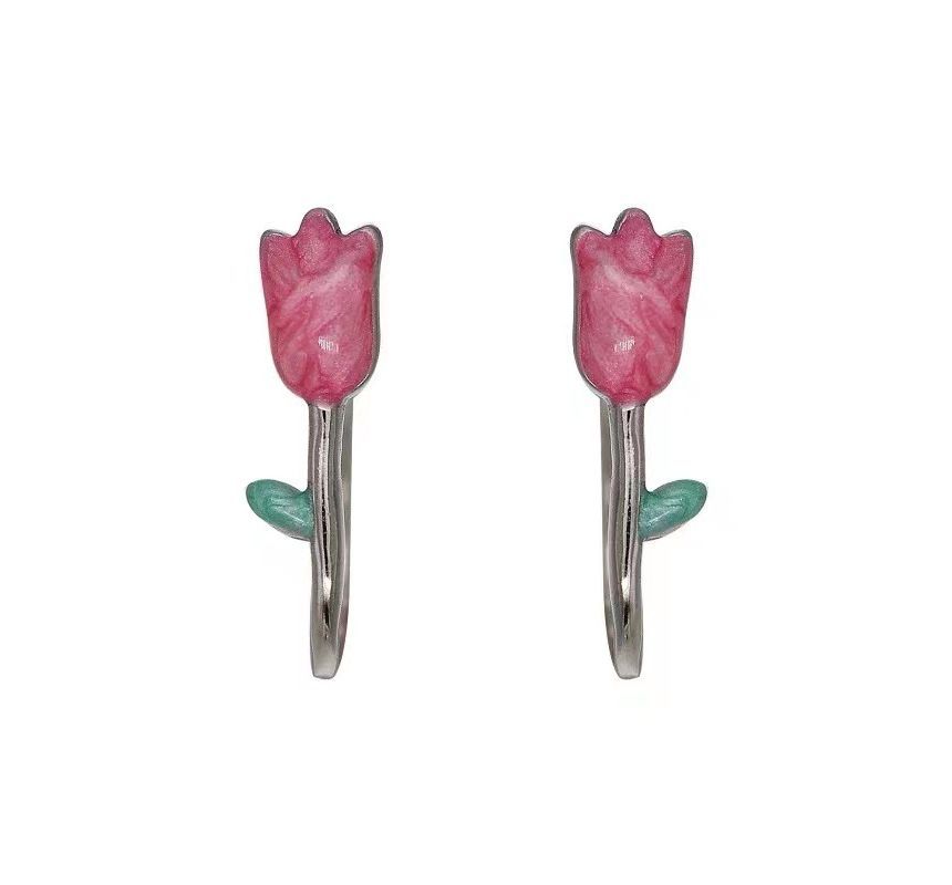 Tulip Glaze Alloy Stud Earring SpreePicky