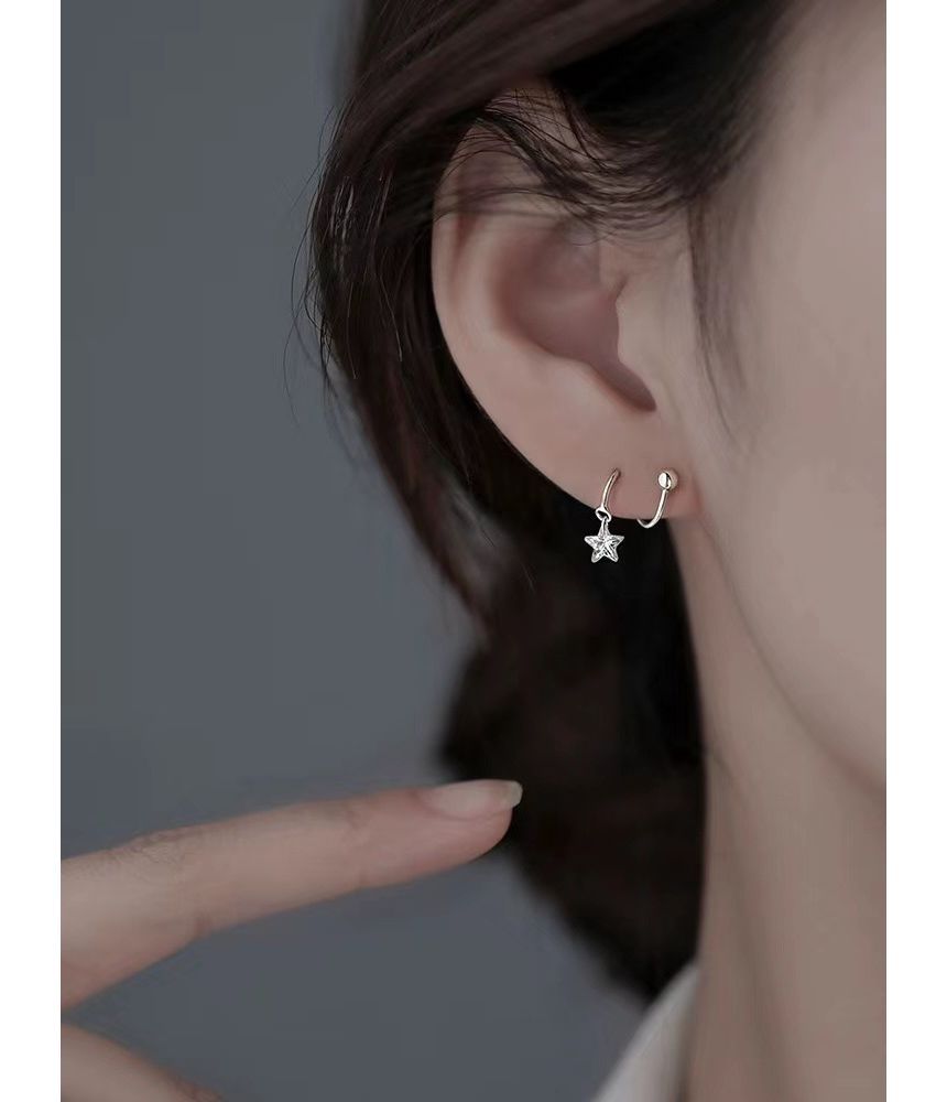 Star Spiral Alloy Stud Earring SpreePicky