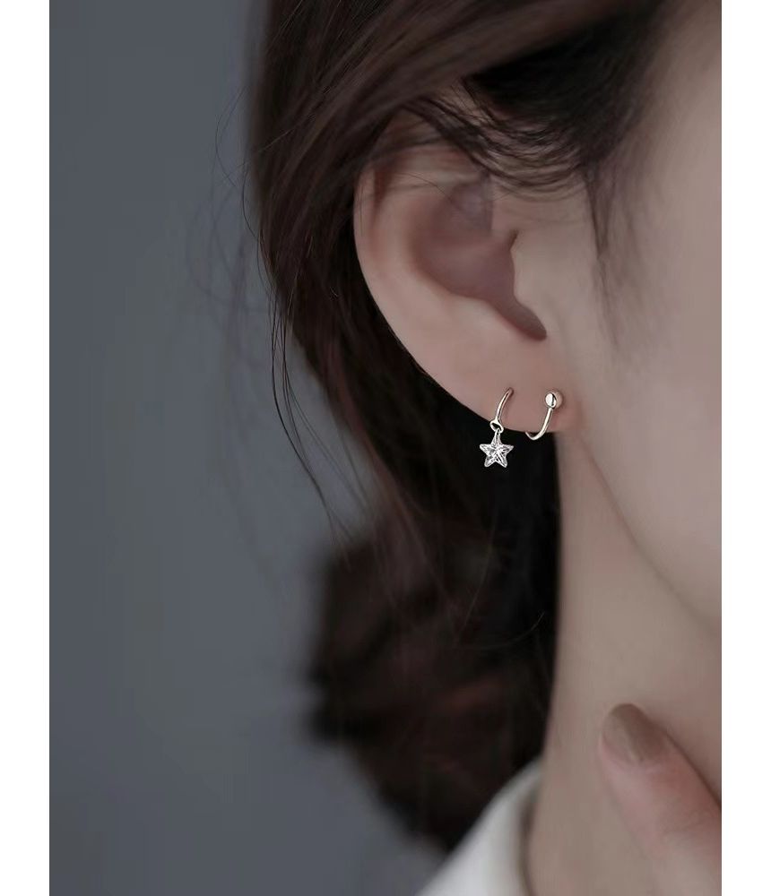 Star Spiral Alloy Stud Earring SpreePicky