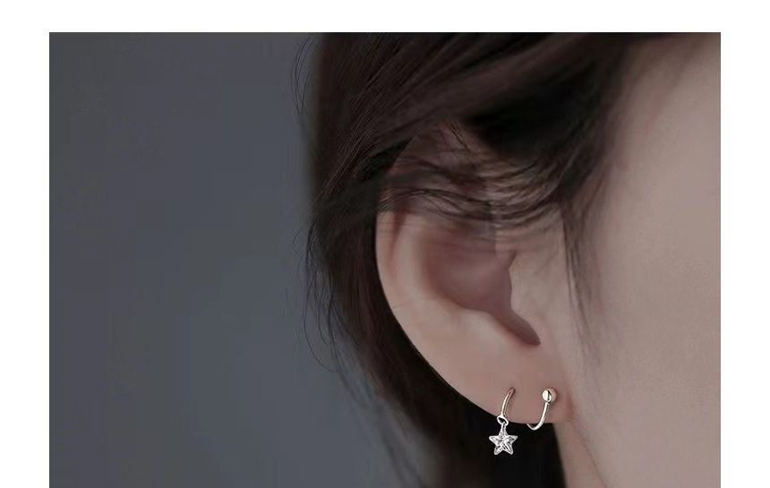 Star Spiral Alloy Stud Earring SpreePicky