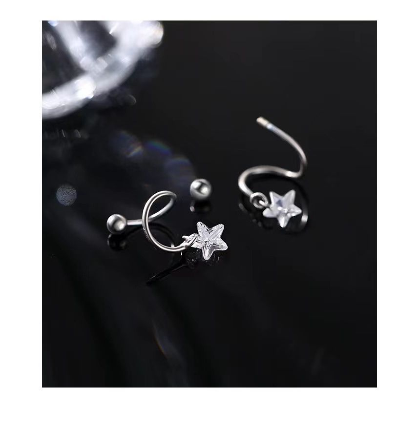 Star Spiral Alloy Stud Earring SpreePicky