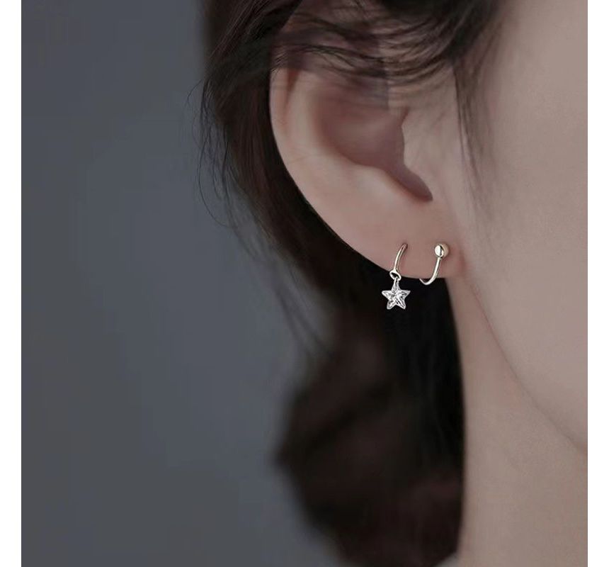 Star Spiral Drop Earring SpreePicky