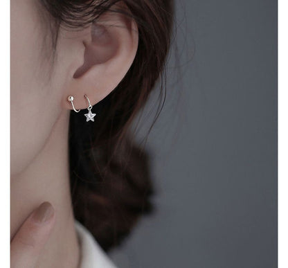 Star Spiral Drop Earring SpreePicky