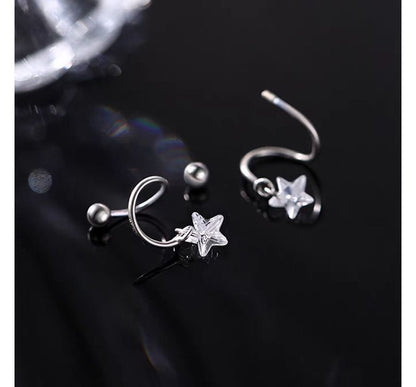 Star Spiral Drop Earring SpreePicky