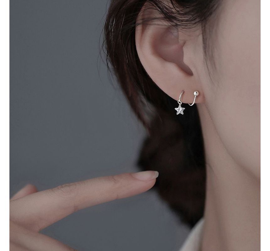 Star Spiral Drop Earring SpreePicky