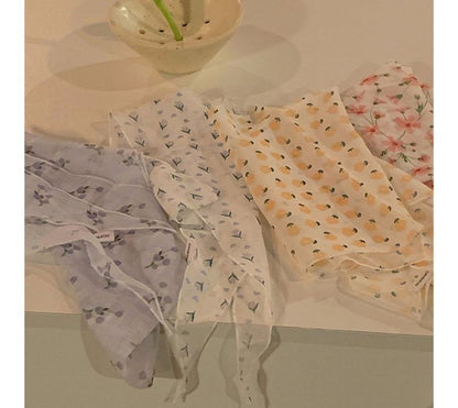 Floral Print Square Scarf (Various Designs) SpreePicky