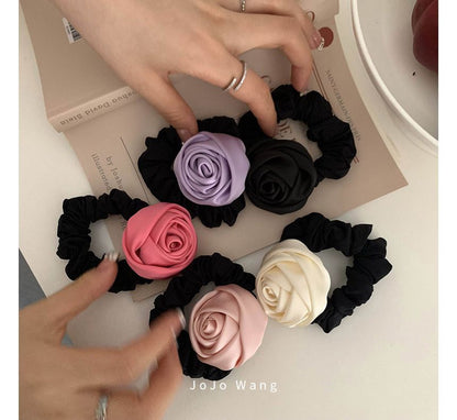 Rose Fabric Scrunchie SpreePicky