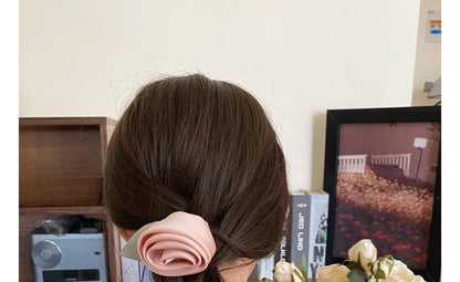 Rose Fabric Hair Tie SpreePicky