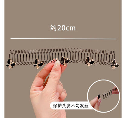 Acrylic Alloy Hair Comb (Various Designs) SpreePicky