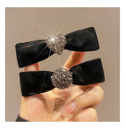 Bow Velvet Hair Clip (Various Designs) SpreePicky