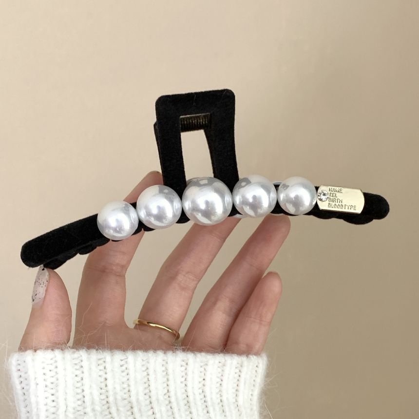 Faux Pearl Flocking Hair Clamp (Various Designs) SpreePicky