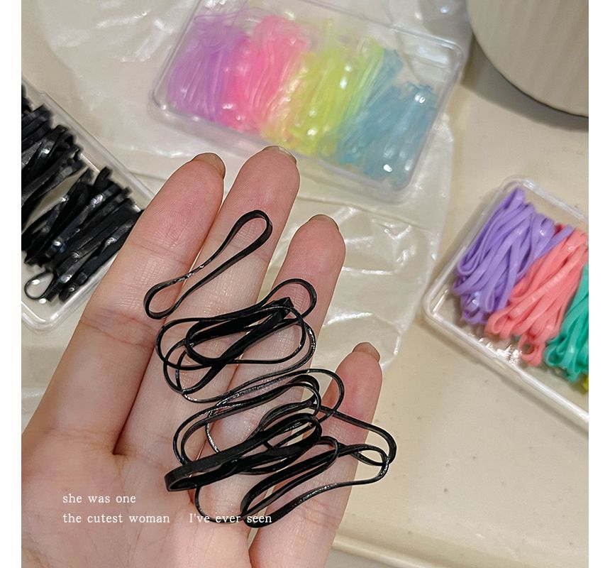 Set of 100: Disposable Hair Tie SpreePicky