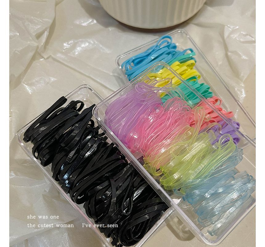 Set of 100: Disposable Hair Tie SpreePicky