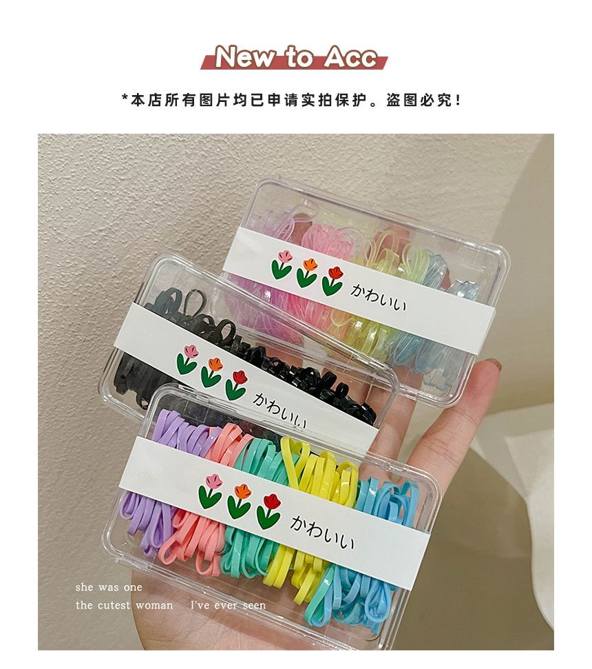 Set of 100: Disposable Hair Tie SpreePicky