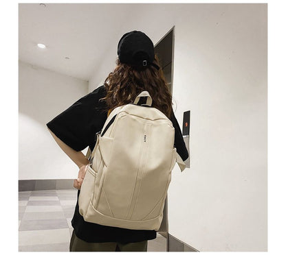 Faux Leather Backpack mySite