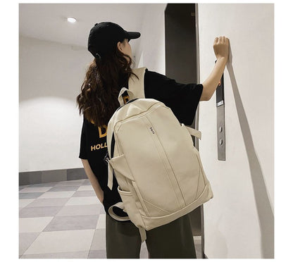 Faux Leather Backpack mySite