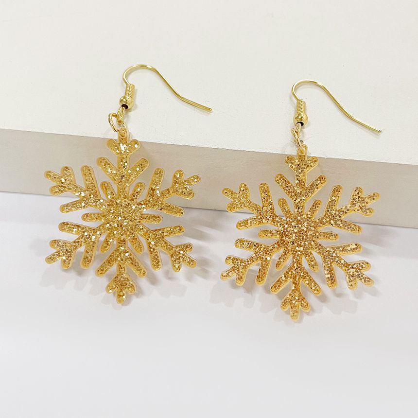 Snowflake Acrylic Drop Earring SpreePicky