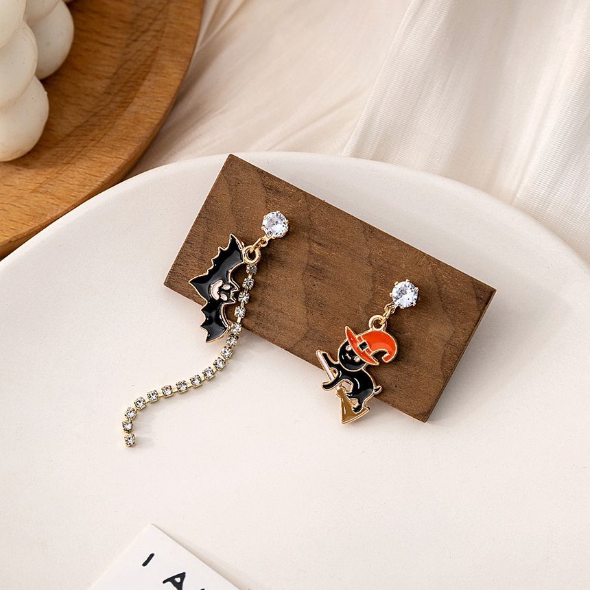 Halloween Glaze Alloy Drop Earring SpreePicky