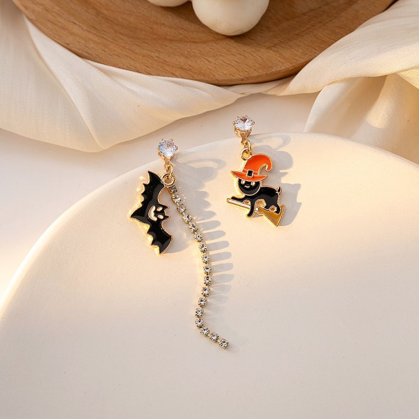 Halloween Glaze Alloy Drop Earring SpreePicky