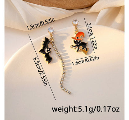 Halloween Glaze Alloy Drop Earring SpreePicky