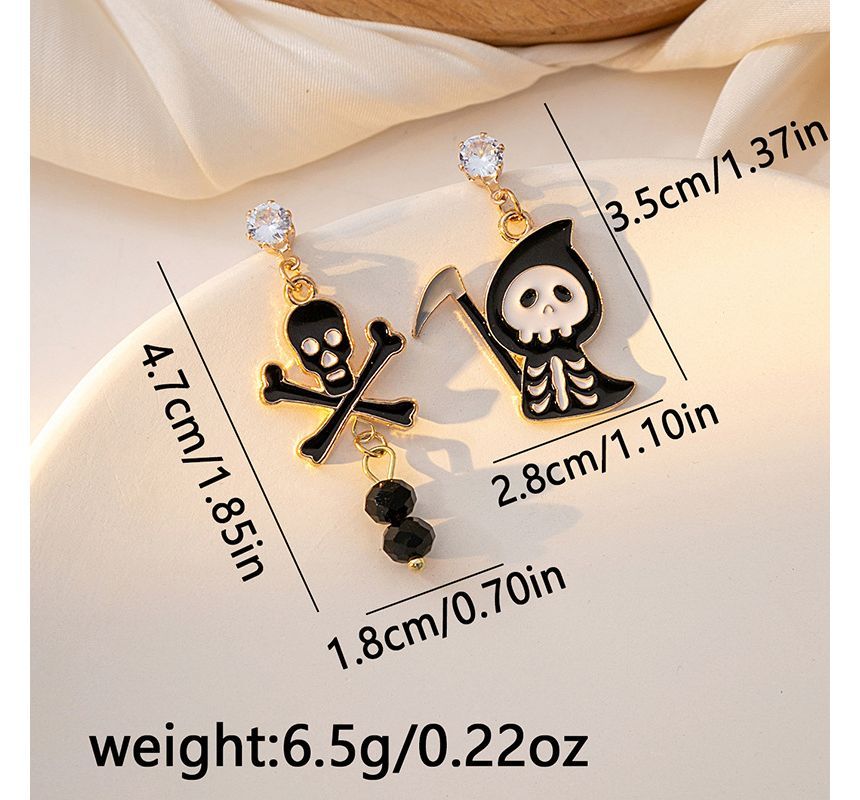 Halloween Glaze Alloy Drop Earring SpreePicky