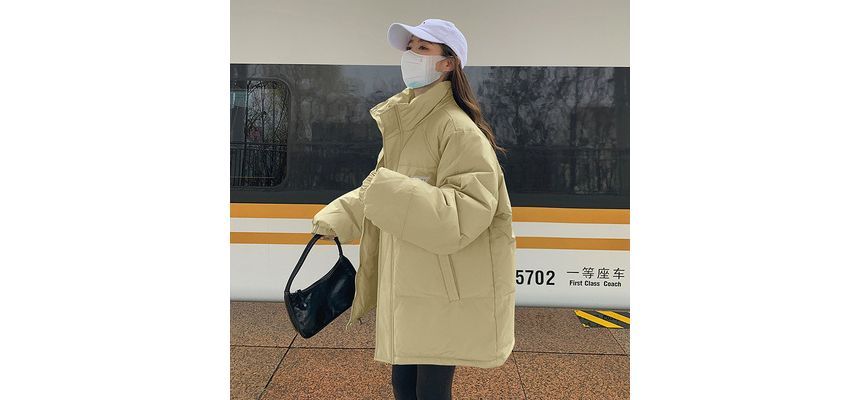 Plain Puffer Jacket SpreePicky