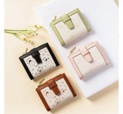 Cartoon Bifold Short Wallet SpreePicky