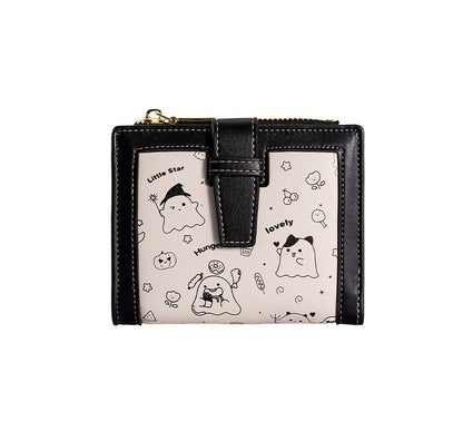 Cartoon Bifold Short Wallet SpreePicky