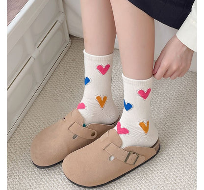 Heart Print Socks SpreePicky