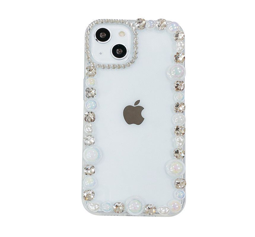 Faux Pearl / Mirrored Transparent Phone Case SpreePicky