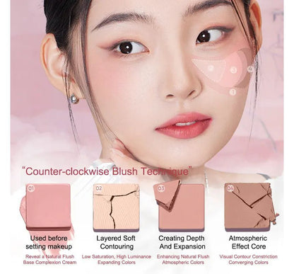 Tanabata Bamboo Series Matte Blusher Palette SpreePicky